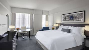 Premium bedding, pillow-top beds, in-room safe, desk