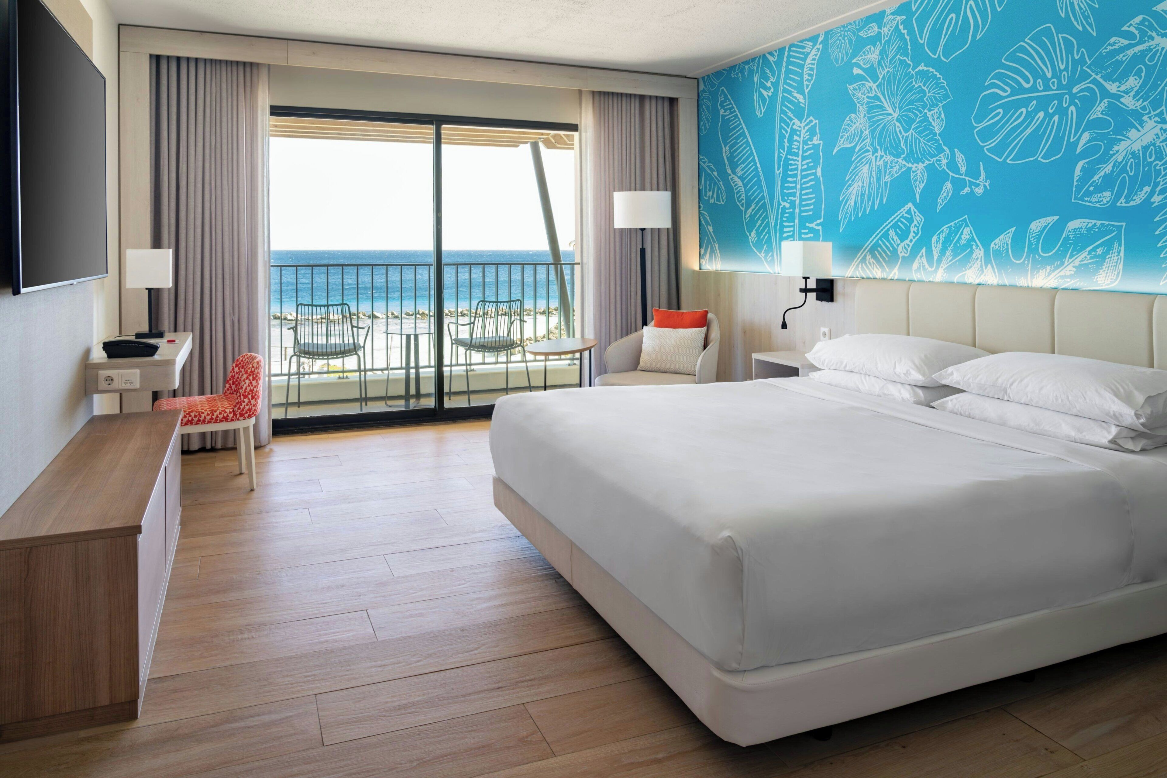 Room, 1 King Bed, Oceanfront | Premium bedding, pillow-top beds, in-room safe, individually furnished