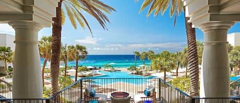 Vue depuis l’hébergement