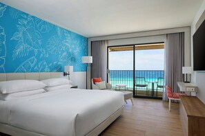 Premium bedding, pillowtop beds, in-room safe, individually furnished - Curacao Marriott Beach Resort (Willemstad)