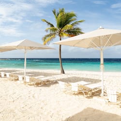 Private beach, sun loungers, beach umbrellas, beach towels