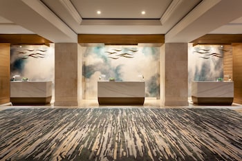 Reception area at Tampa Marriott Water Street