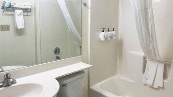 Free toiletries, hair dryer, towels, soap