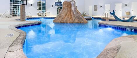 Indoor pool, outdoor pool