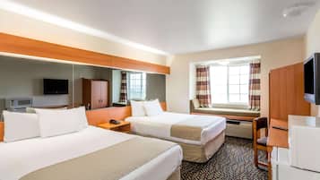 Premium bedding, pillowtop beds, individually furnished, desk
