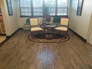 Lobby sitting area