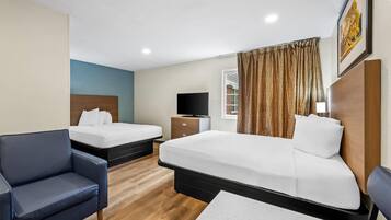 Desk, iron/ironing board, free WiFi, bed sheets