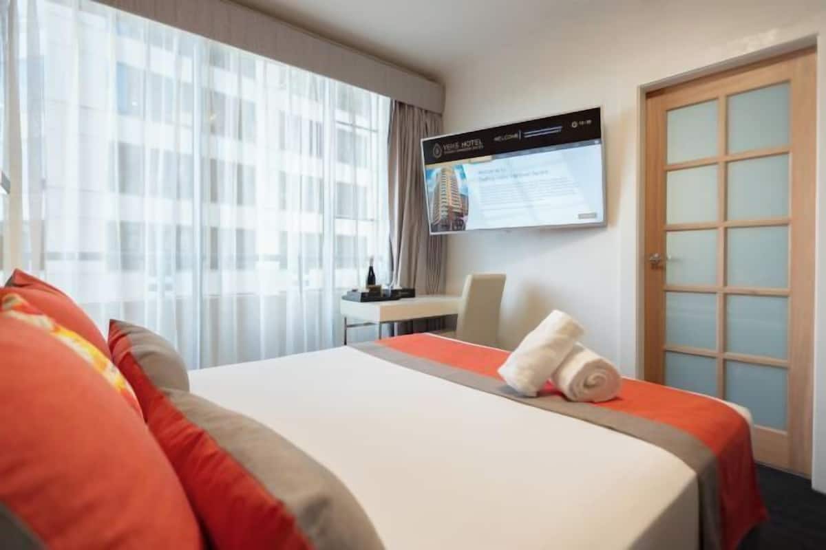 1 slaapkamer, luxe beddengoed, een minibar, een kluis op de kamer