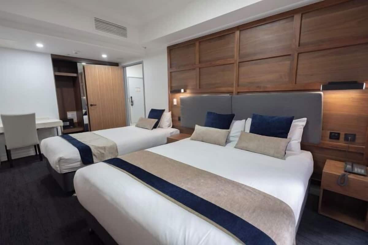 1 slaapkamer, luxe beddengoed, een minibar, een kluis op de kamer