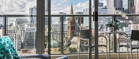 Premium-Apartment, 3 Schlafzimmer, Balkon (Floors 16-26, Kitchen) | Ausblick vom Zimmer