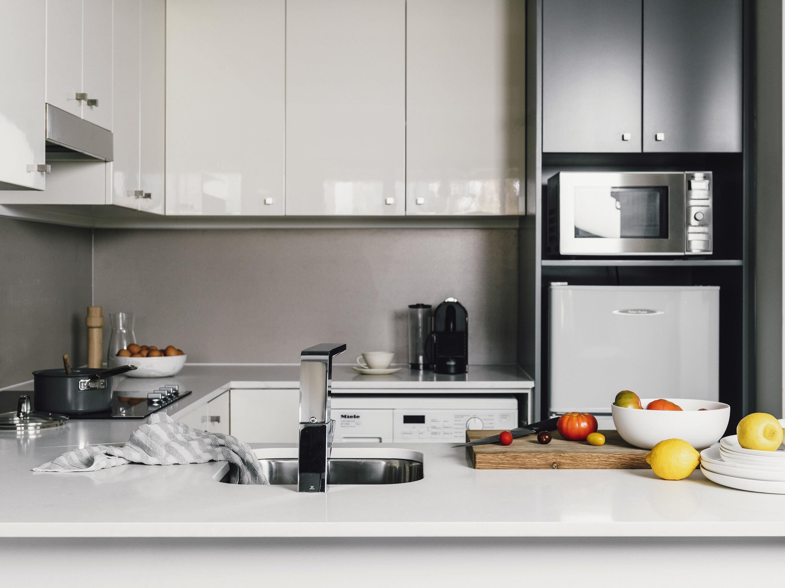 Premium bedding, down comforters, in-room safe, laptop workspace