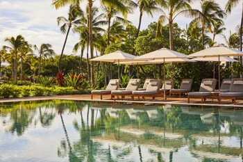 2 outdoor pools, cabanas (surcharge), pool umbrellas at Mauna Lani, Auberge Resorts Collection