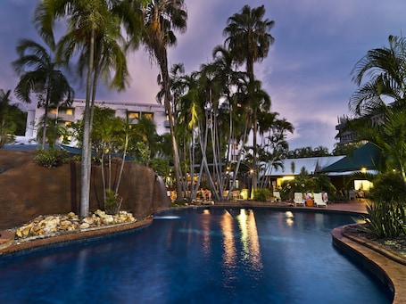 2 outdoor pools, open 6:00 AM to 8:00 PM, pool umbrellas, sun loungers