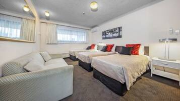 Classic Apartment, 2 Bedrooms, Kitchen | Desk, blackout drapes, soundproofing, iron/ironing board