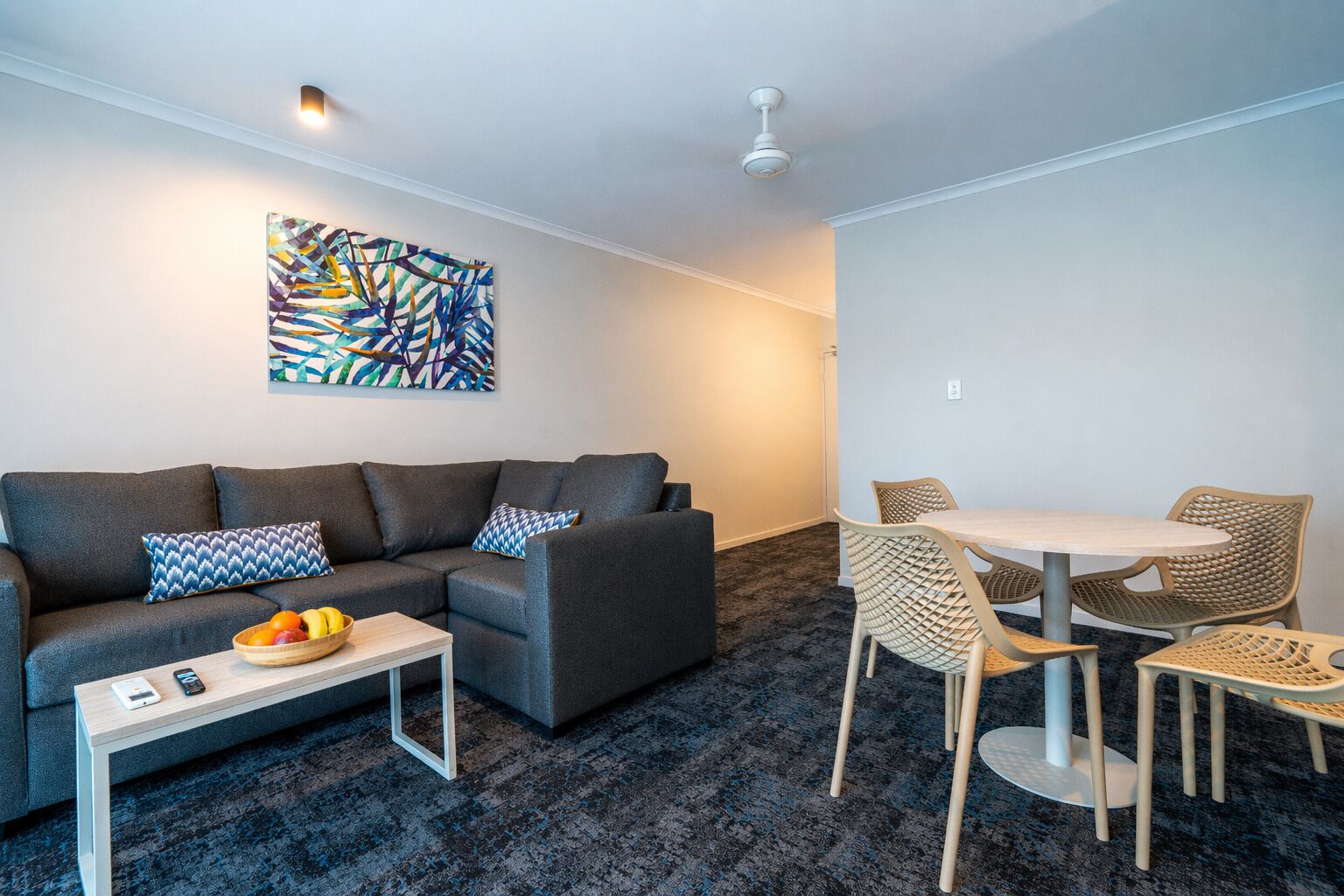 Superior Suite | Living area | Flat-screen TV, DVD player