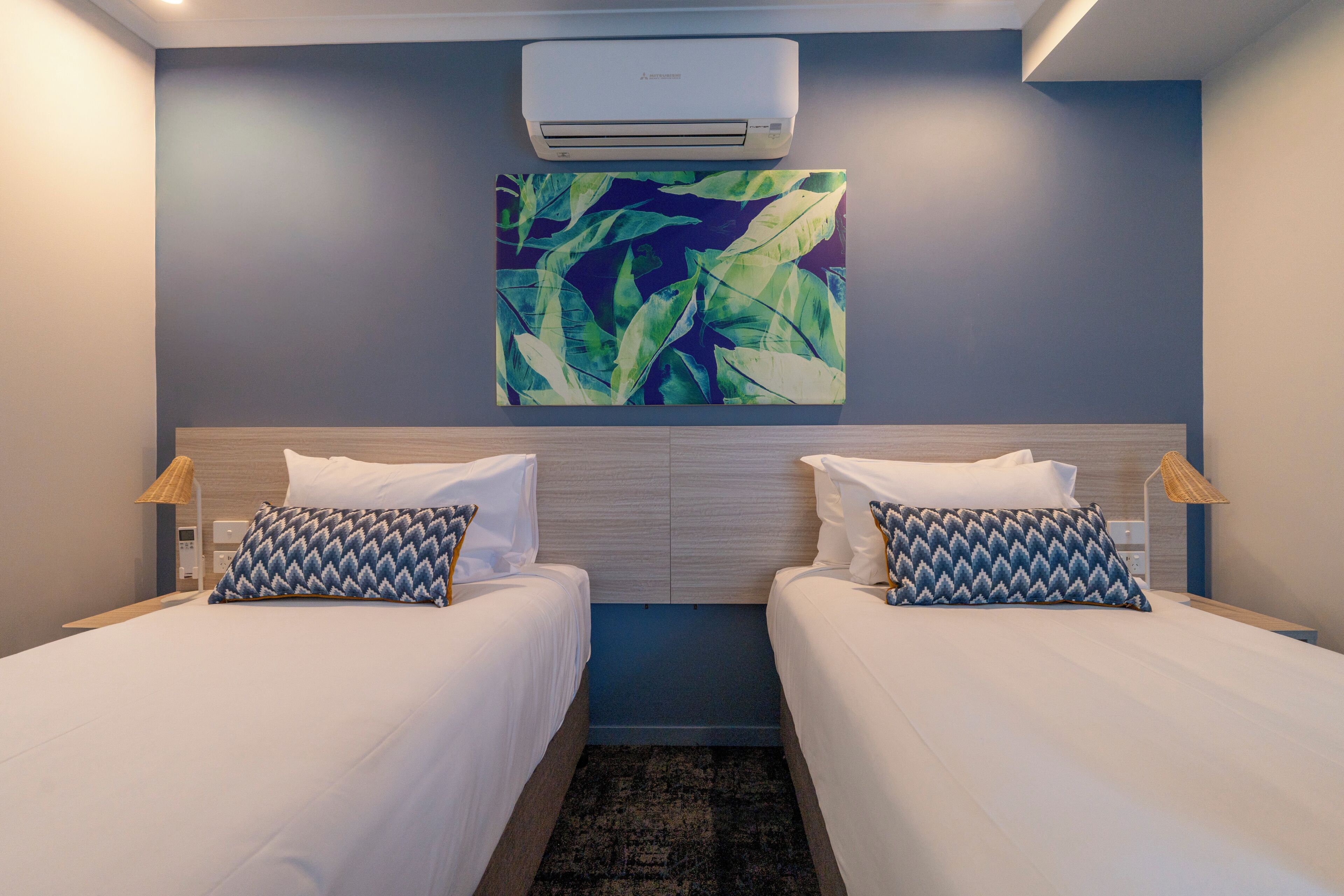 2 Bedroom Apartment | Desk, laptop workspace, blackout drapes, iron/ironing board