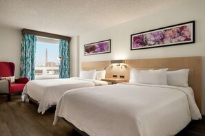 Standard Two Queens | View from room - Hilton Garden Inn Saskatoon Downtown (Saskatoon)