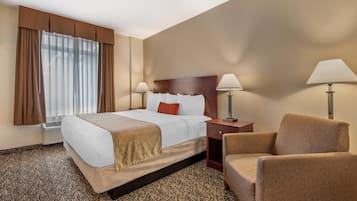 Standard Room, 1 King Bed, Accessible, Non Smoking | Desk, blackout curtains, iron/ironing board, free WiFi