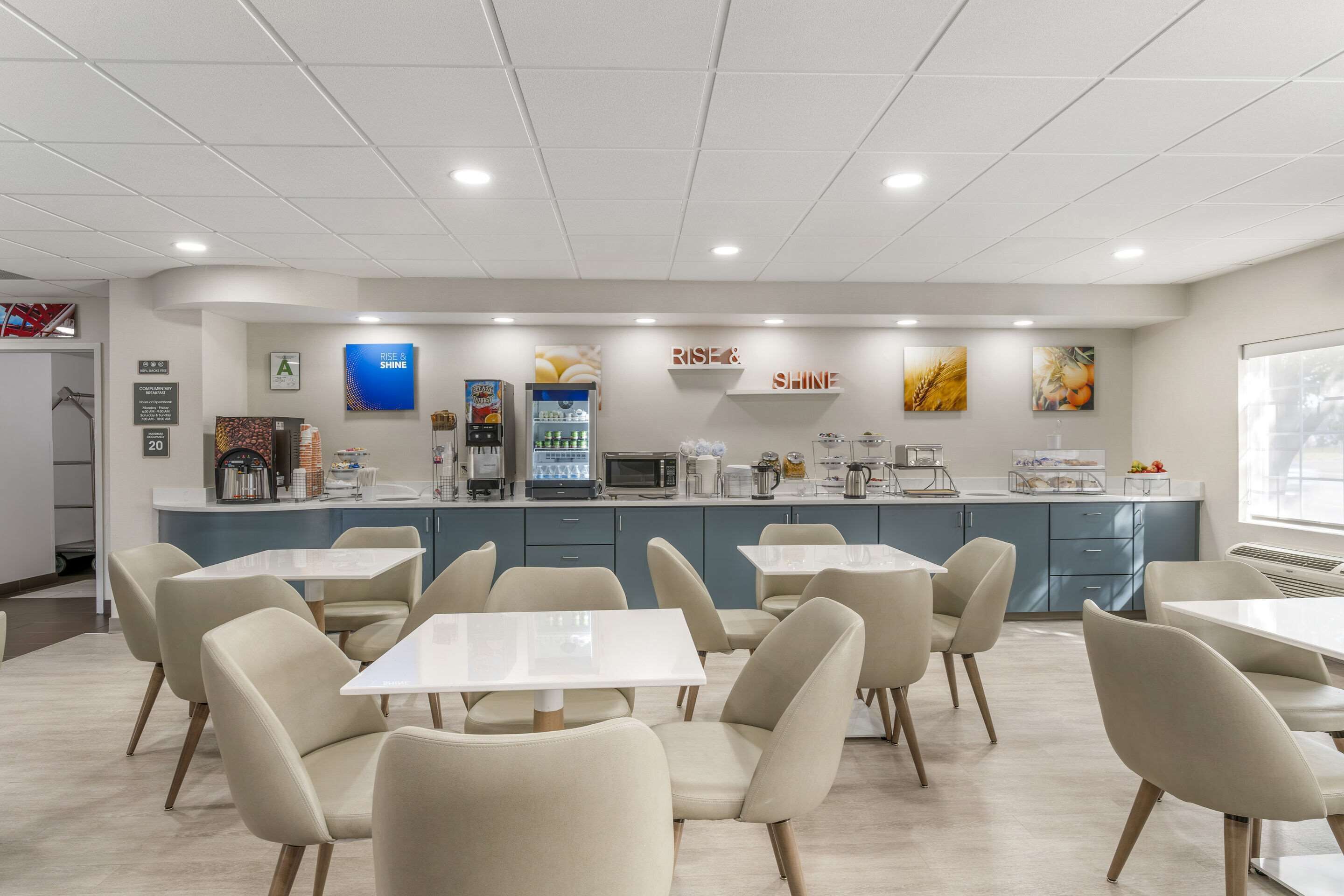 Frokostbuffé er inkludert hver dag