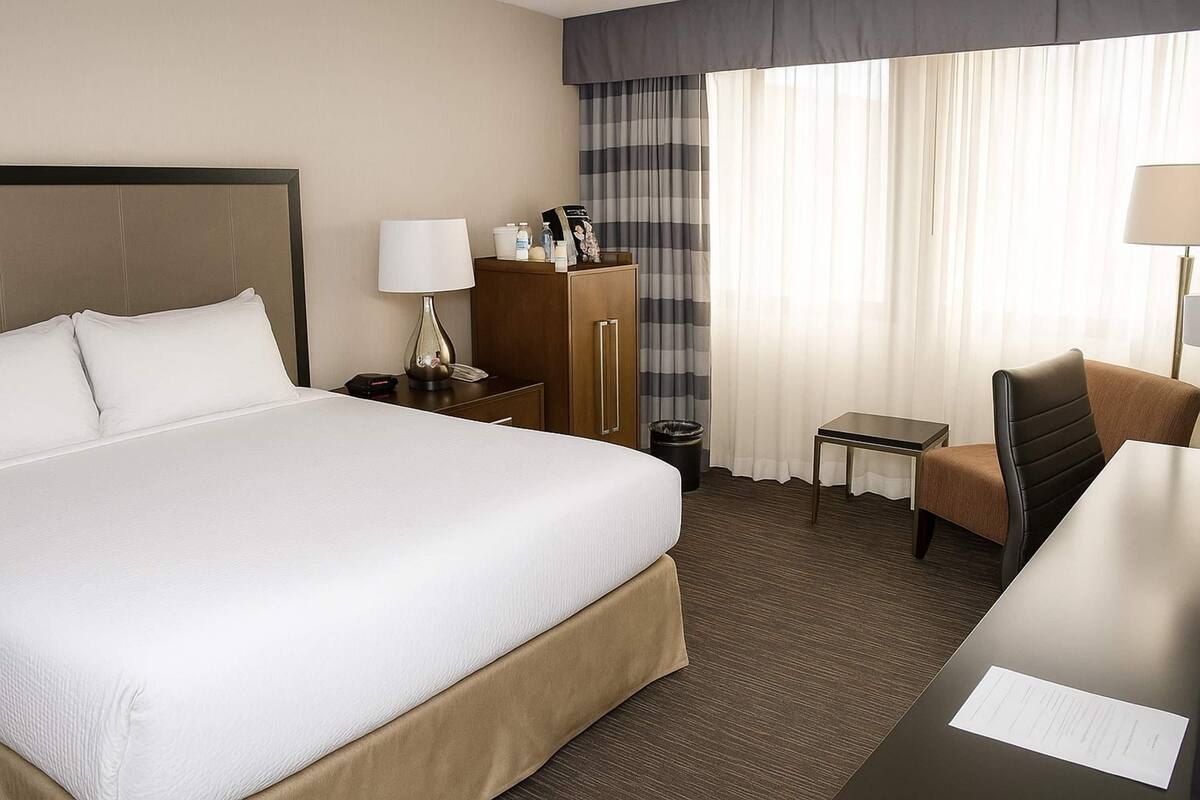 Chambre Deluxe, 1 grand lit (Mobility, Bathtub W/grab Bars)