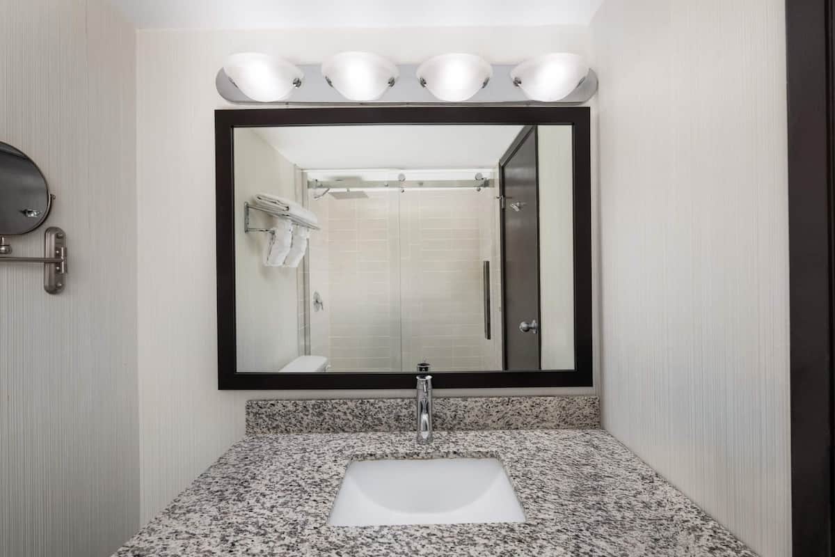 Superior-Zimmer, 1 King-Bett, Nichtraucher (Superior) | Badezimmer | Duschwanne, Regendusche, kostenlose Toilettenartikel, Haartrockner