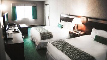 Habitació, 2 llits de matrimoni, no fumadors | Escriptori, habitacions insonoritzades i planxa i posts de planxar