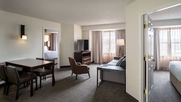 Suite, 2 Bedrooms | In-room safe, desk, blackout drapes, iron/ironing board