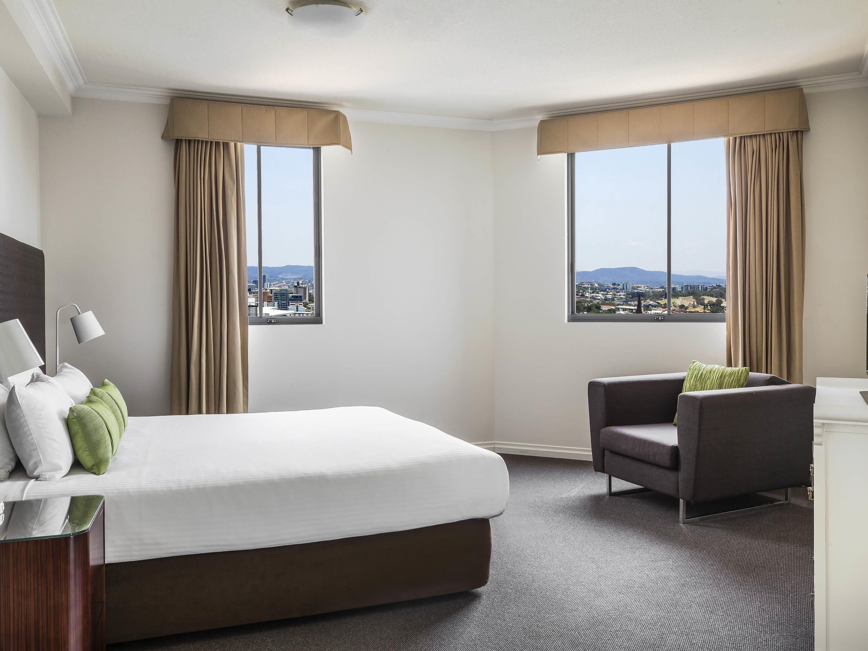 公寓, 2 间卧室 | 客房内保险箱、特色家居、办公桌、隔音