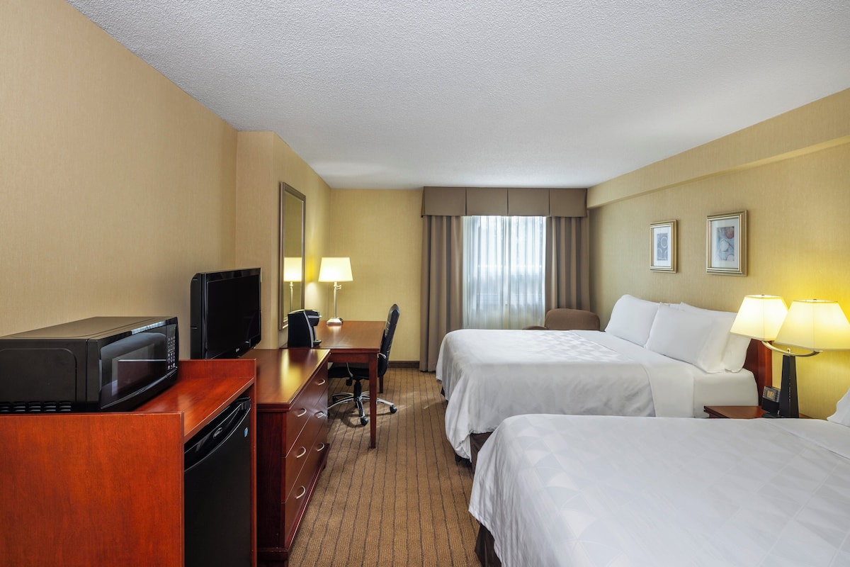 Premium Room, 2 Queen Beds | 1 bedroom, hypo-allergenic bedding, pillowtop beds, desk