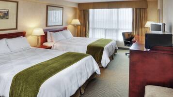 Standard Room, 2 Queen Beds | Premium bedding, desk, blackout curtains, iron/ironing board