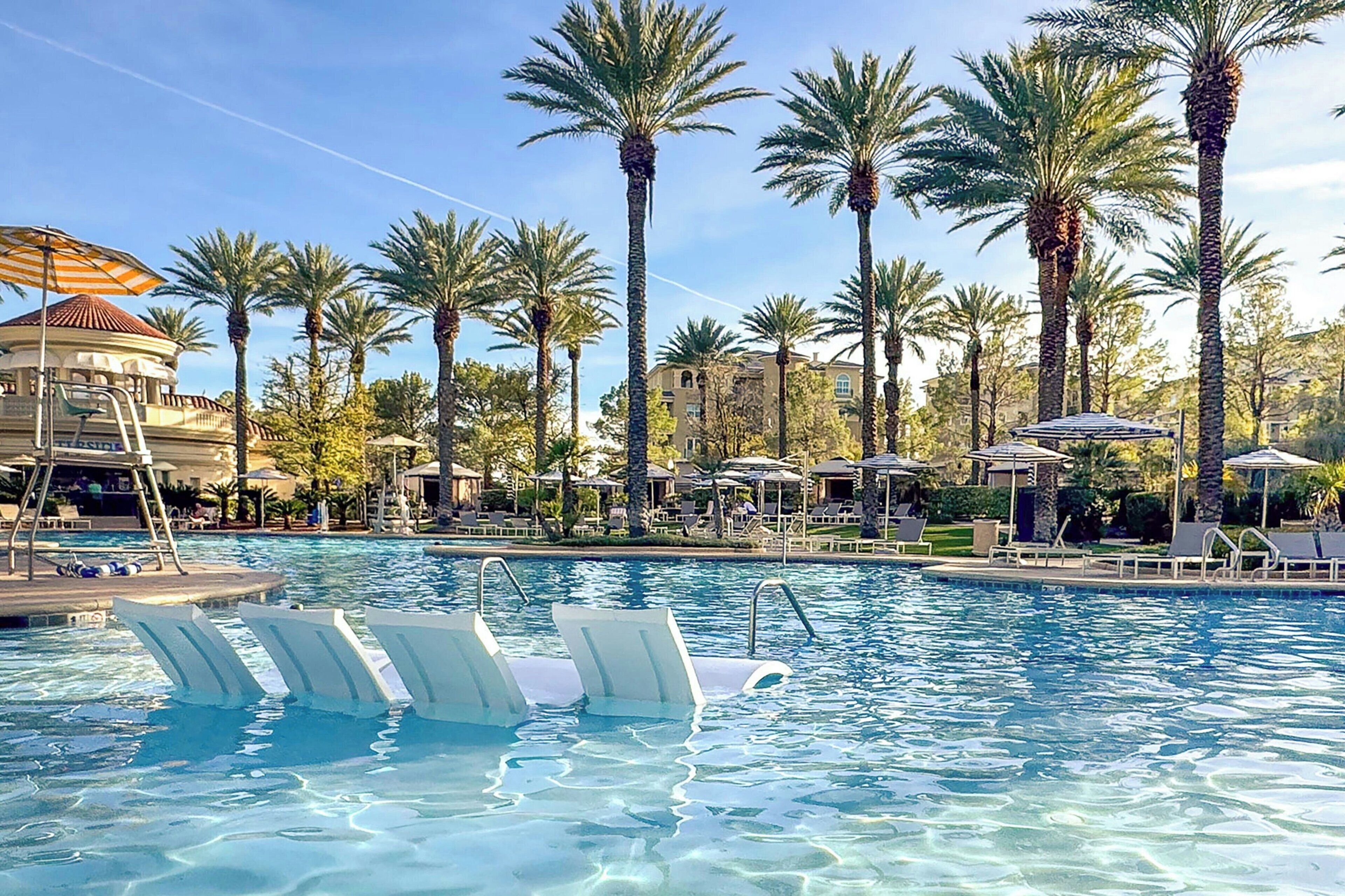 Seasonal outdoor pool, open 9:00 AM to 6:00 PM, pool cabanas (surcharge)