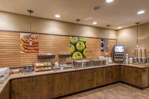 Free daily buffet breakfast