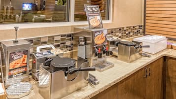 Free daily buffet breakfast