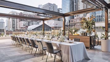 Área para banquetes al aire libre