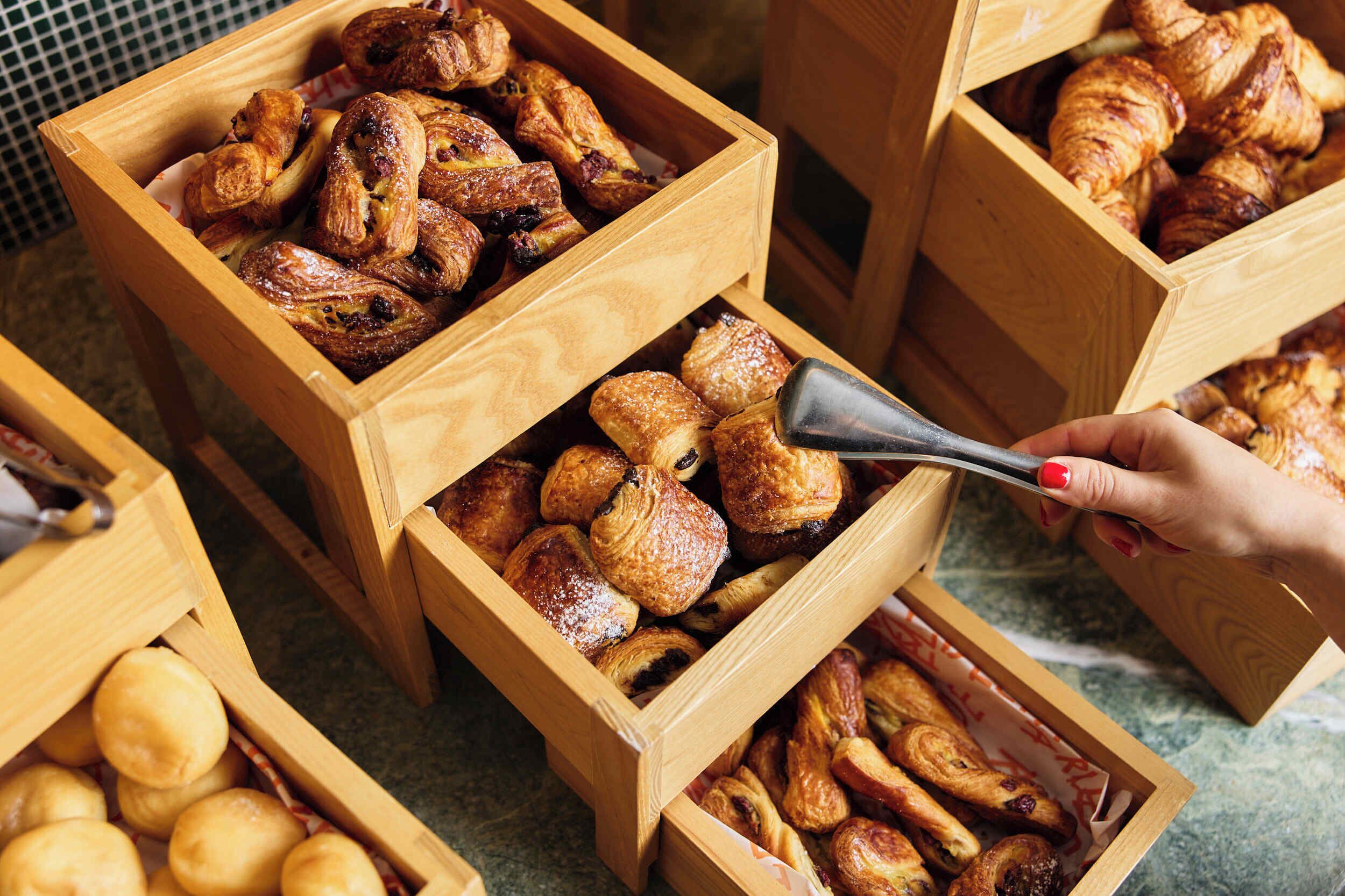 daily buffet breakfast (aud 50 per person)