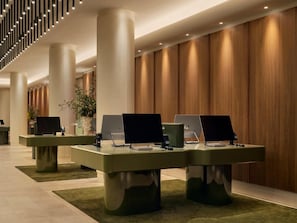 Check-in/check-out kiosk