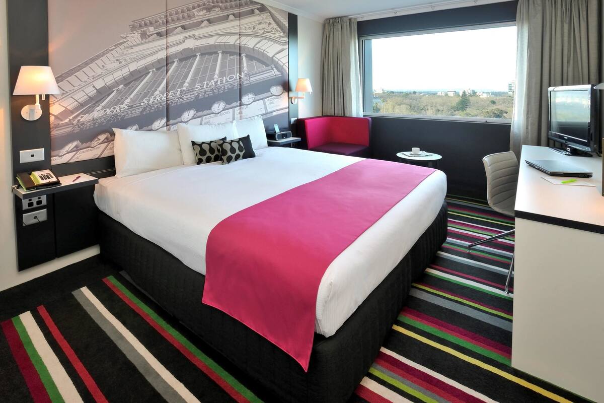 Minibar, in-room safe, desk, blackout curtains