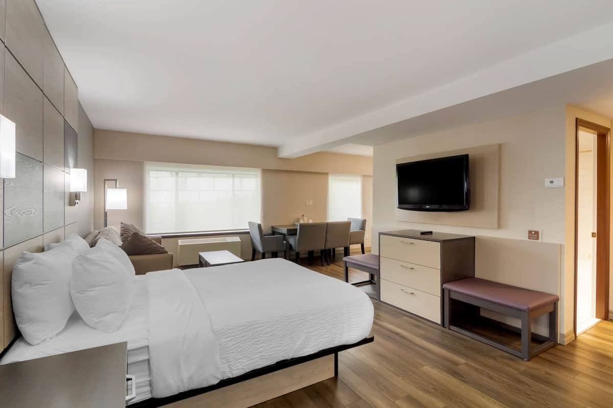 1 habitación, ropa de cama hipoalergénica y cubrecamas