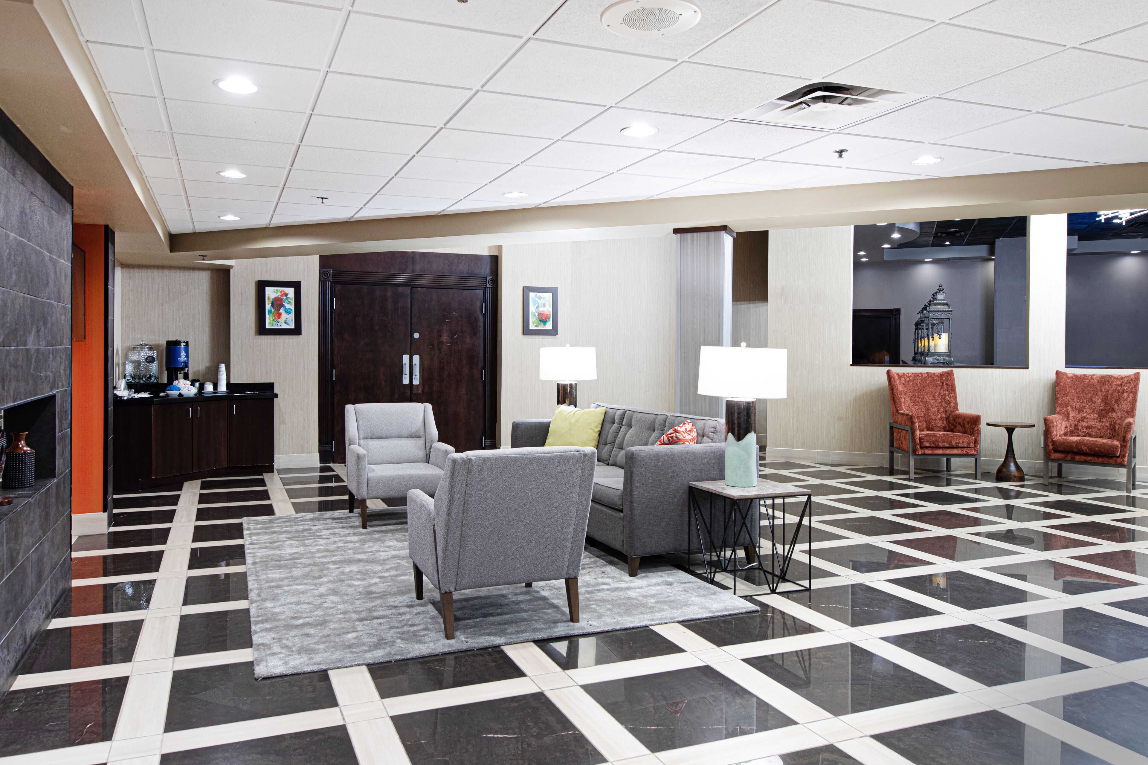 Lobby sitting area