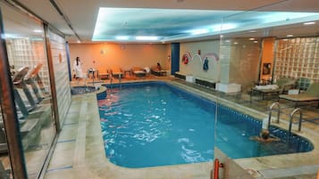 Indoor pool, outdoor pool
