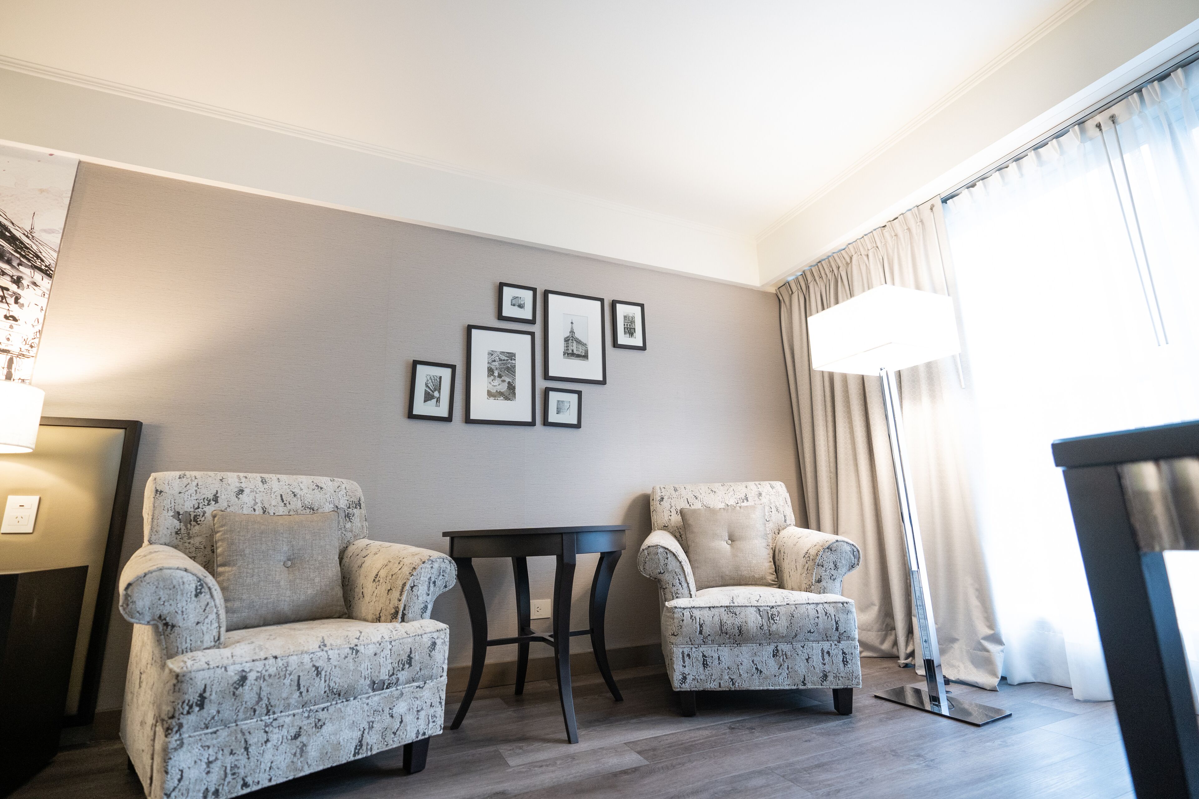 hypo-allergenic bedding, down duvets, minibar, in-room safe