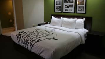 In-room safe, desk, laptop workspace, blackout drapes