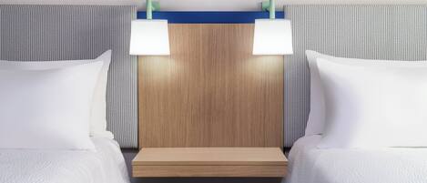 Quarto standard, 2 camas Queen | Individualmente mobiliados, escrivaninha