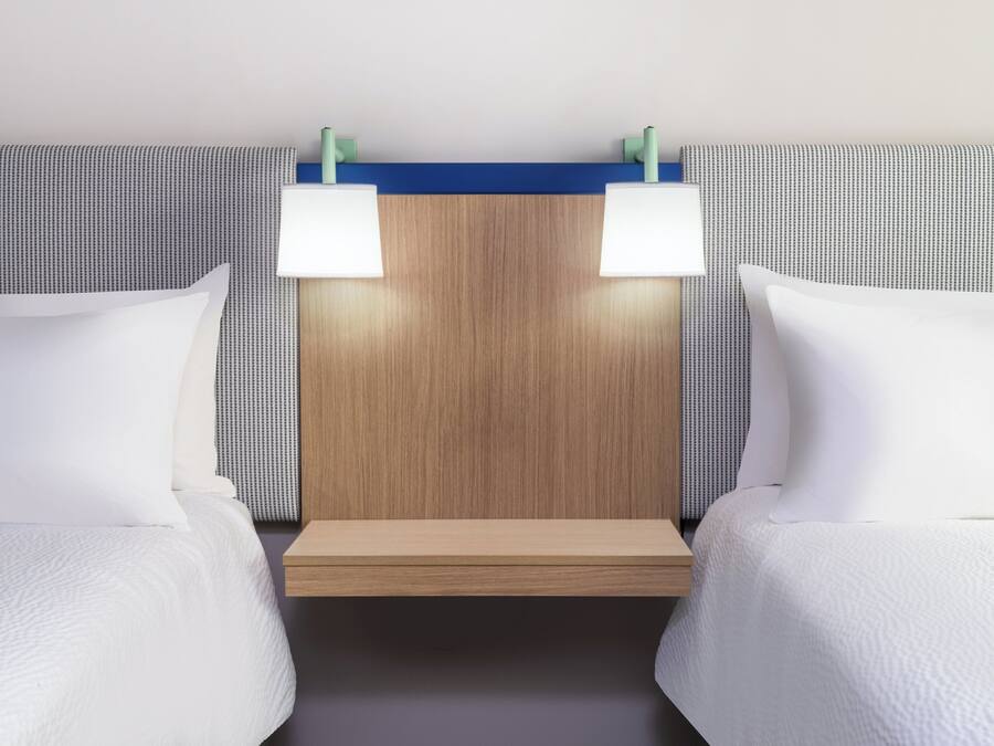 Individually furnished, desk, laptop workspace, iron/ironing board