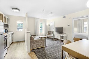 Suite, 1 Bedroom, Non Smoking | Pillowtop beds, desk, laptop workspace, blackout drapes