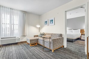 Suite, 1 Bedroom, Non Smoking | Pillowtop beds, desk, laptop workspace, blackout drapes