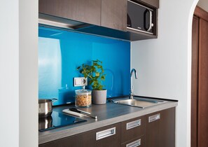 Business Duplex | Private kitchen | Fridge, microwave, stovetop, coffee/tea maker