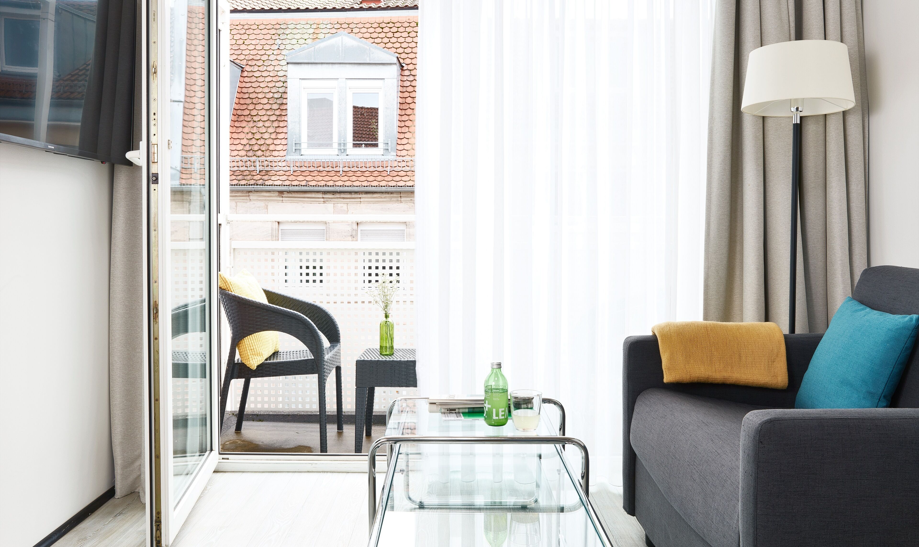 business duplex | living area | tv, offices