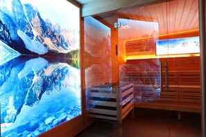Sauna, massages
