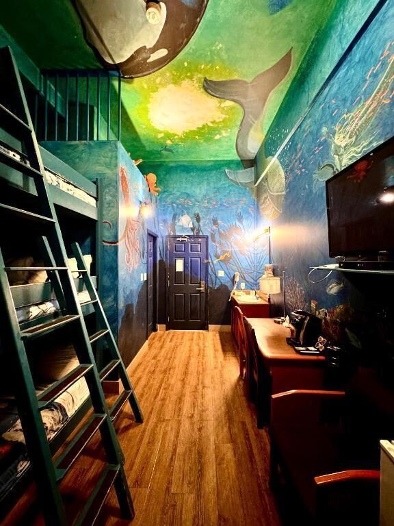 Themed Suite, 1 Queen Bed, 3 Bunk Beds | Desk, blackout drapes, iron/ironing board, free cribs/infant beds